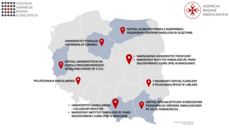 Wyniki konkursu ABM: Centra Wsparcia Badań Klinicznych w każdym województwie w Polsce