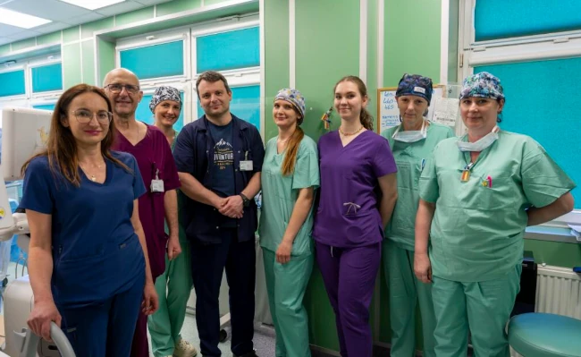 Część zespołu Pracowni Elektrofizjologii USK