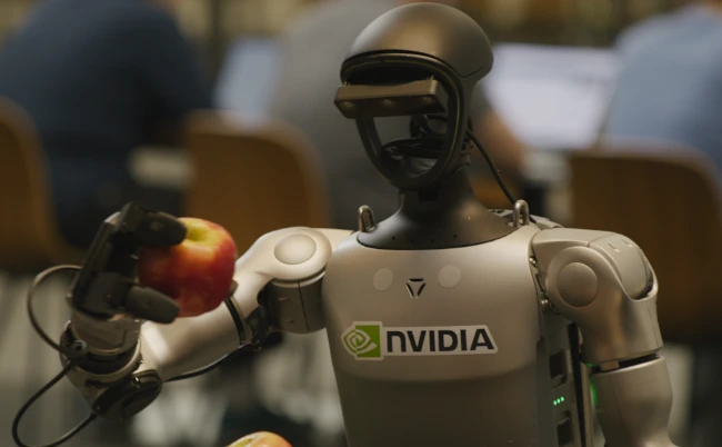 Nvidia robot humanoidalny