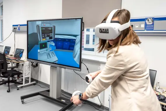 Pracownia VR Uniwersytetu Medycznego we Wrocławiu
