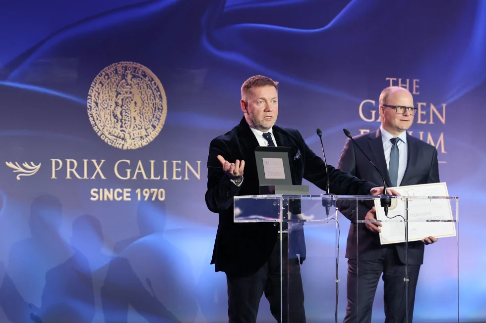 Galien Gala Press 2025 - odbiór nagrody i wystąpienie