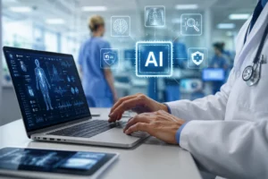 AI w polskiej ochronie zdrowia dopiero raczkuje. Ale 40,9% szpitali planuje wykorzystać ją w ciągu 12 miesięcy